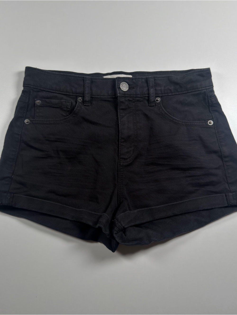 Garage Black High-Rise Jean Shorts XS / Size 3